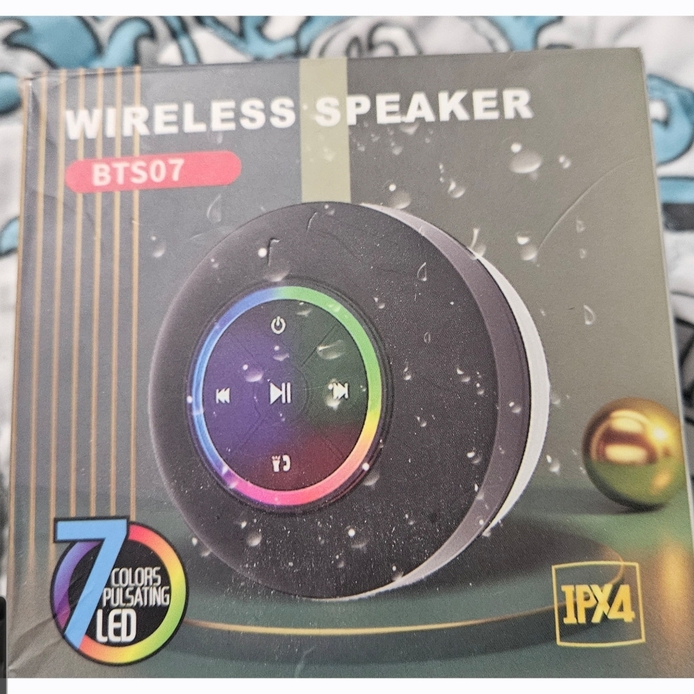 Wireless Speaker with LED Lights